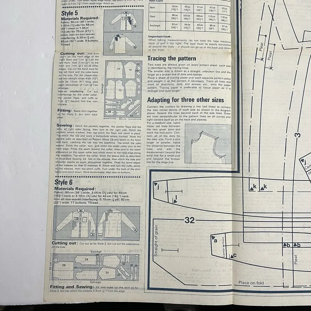 Vintage Designer Sewing Patterns Uncut Lot Of 4Coats Shirts Jackets Pants